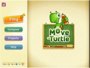 move the turtle logo